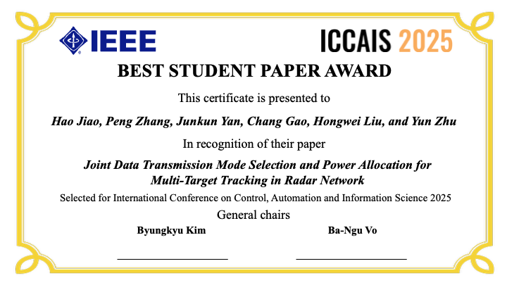 Best Student — Winner placeholder